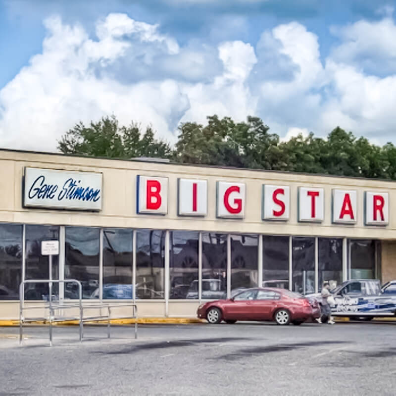 Gene Stimson's Big Star Store Front